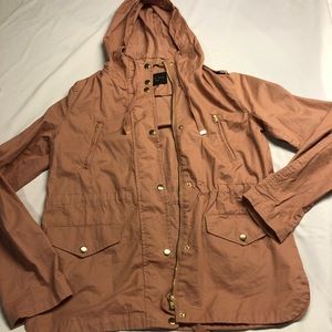 pink jacket with hood